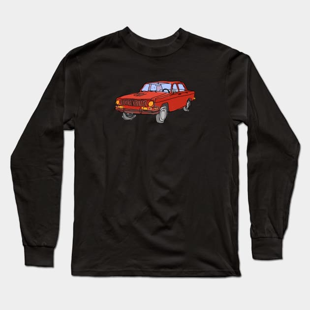 ussr cars Long Sleeve T-Shirt by Antho